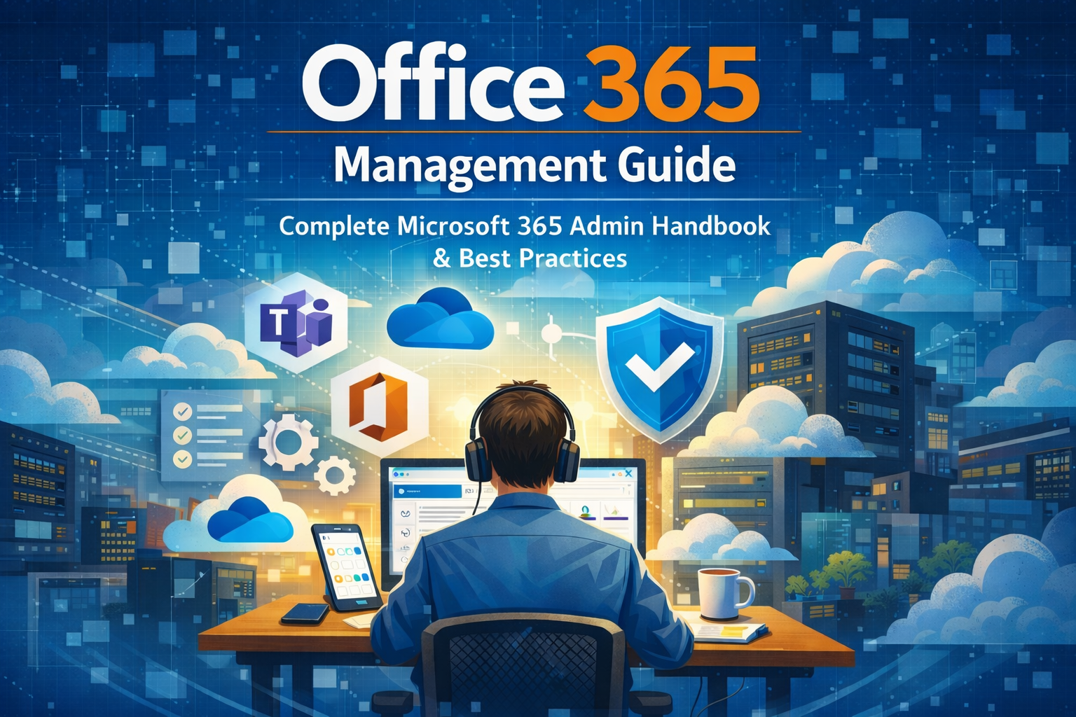 Microsoft 365 Office 365 management guide 2026 complete admin handbook Entra ID Intune Defender Purview Copilot licensing