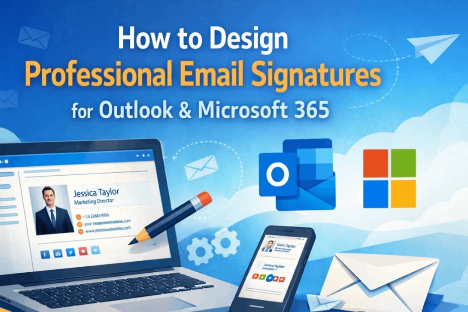 Email signature design for Outlook