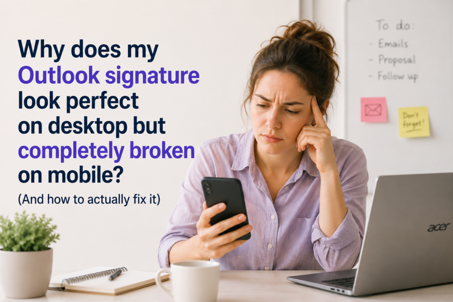 Frustrated woman with mobile phone
